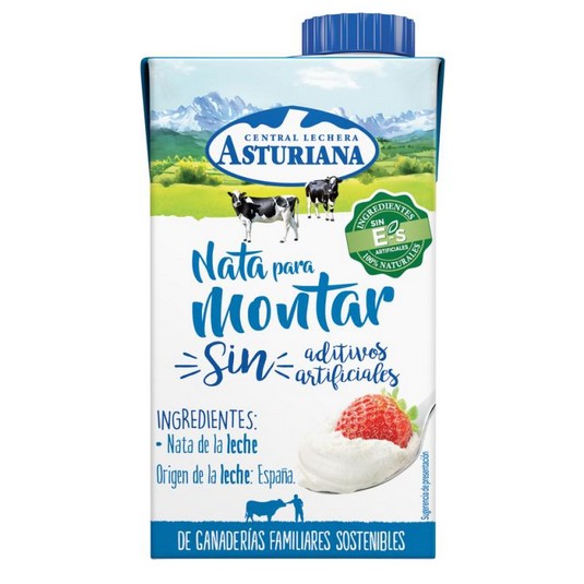 Nata para Montar 38% MG - Asturiana - 500ml
