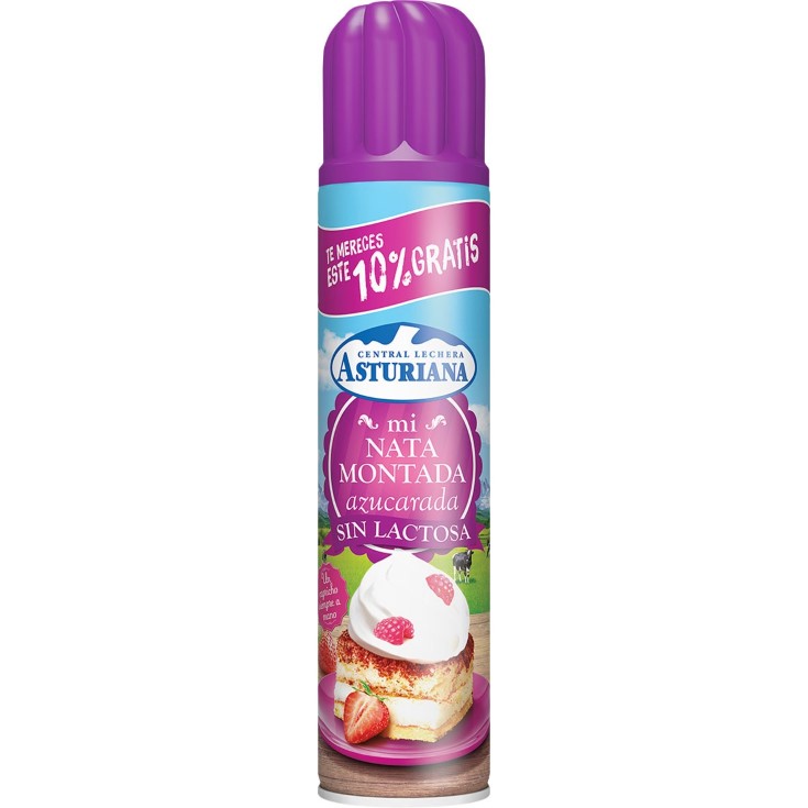 Nata montada spray sin lactosa - 250g