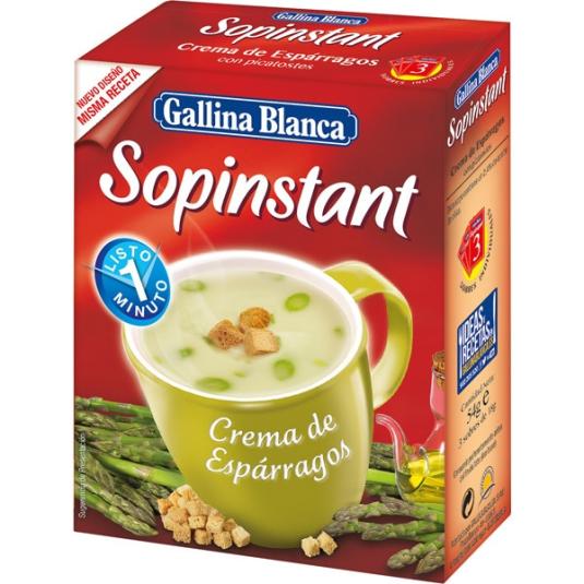 Crema de Espárragos Sopinstant - Gallina Blanca - 54g