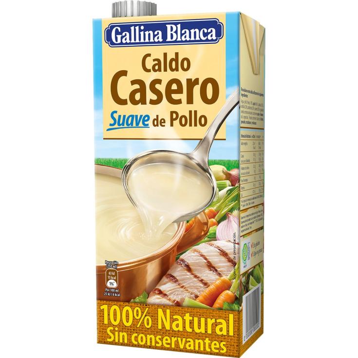 Caldo Casero Suave de Pollo - Gallina Blanca - 1l