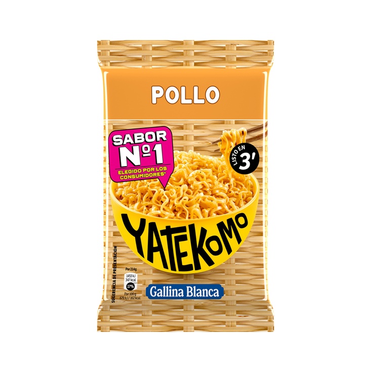 Fideos orientales sabor pollo - 79g