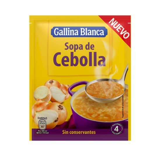 Sopa de cebolla Gallina blanca - 51g