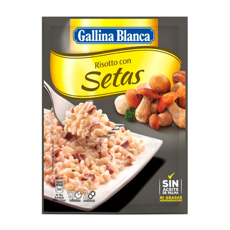 Risotto de setas deshidratado 175g