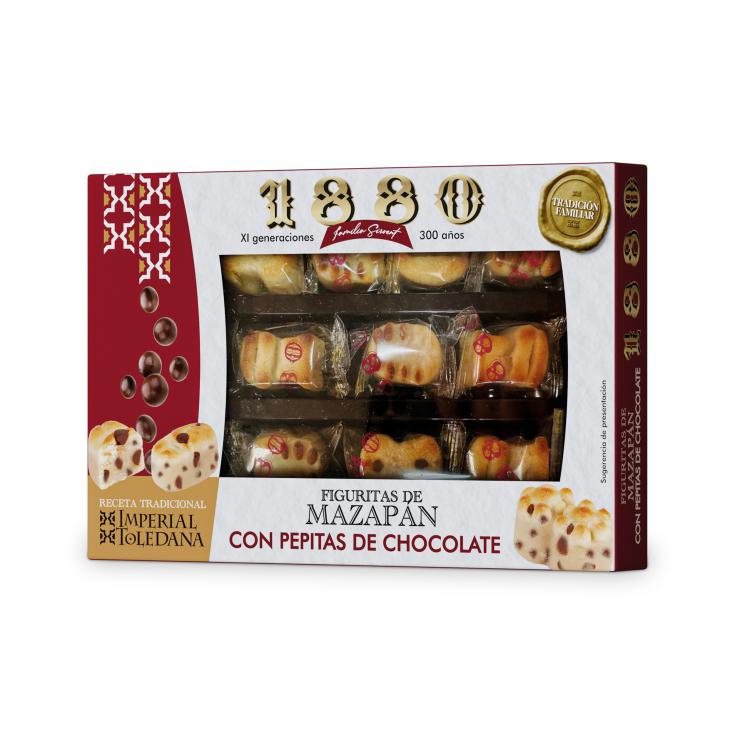 Figuritas de mazapán con pepitas de chocolate - 205g