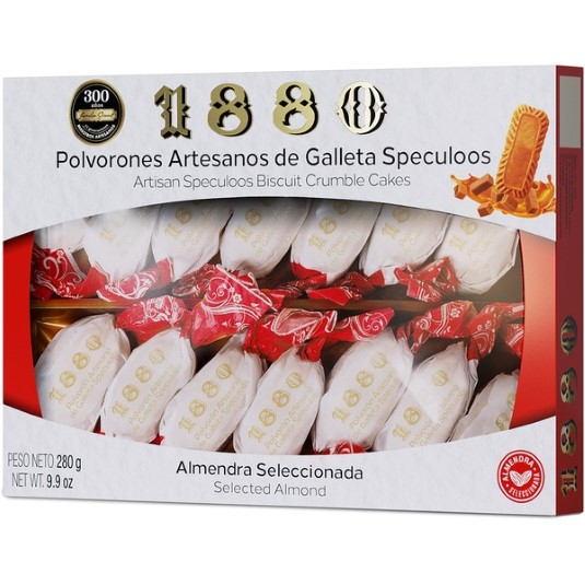 Polvorones artesanos de galleta Speculoos Calidad Suprema