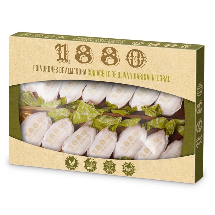 Polvorones con harina integral y aceite de oliva 1880 - 310g