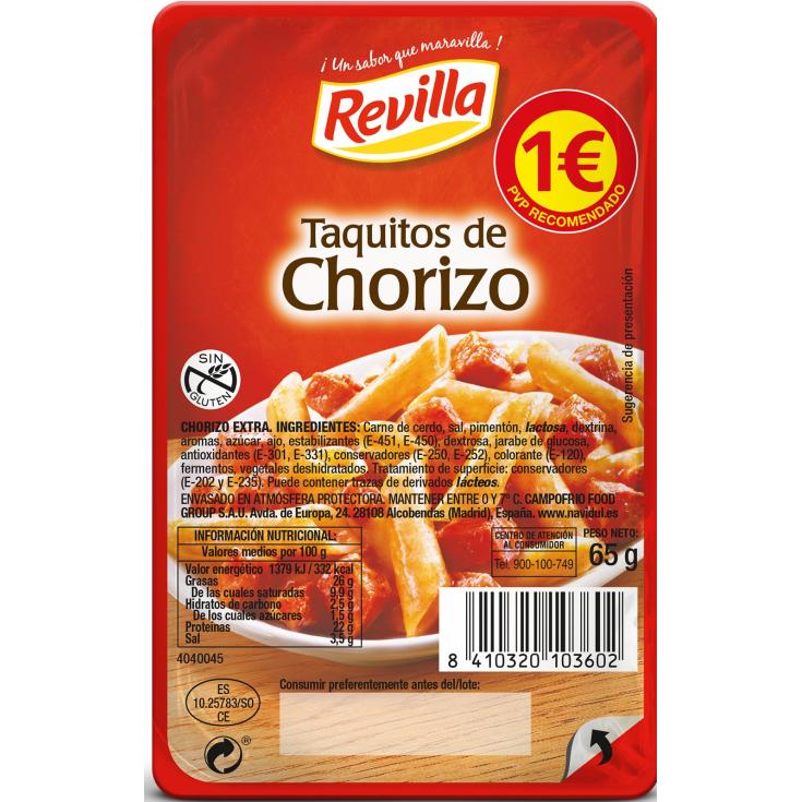 Taquitos de Chorizo 80g