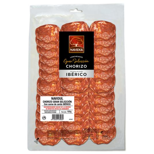 Chorizo ibérico gran selección Navidul - 100g