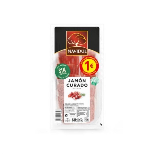 Jamón curado en mini lonchas - 45g