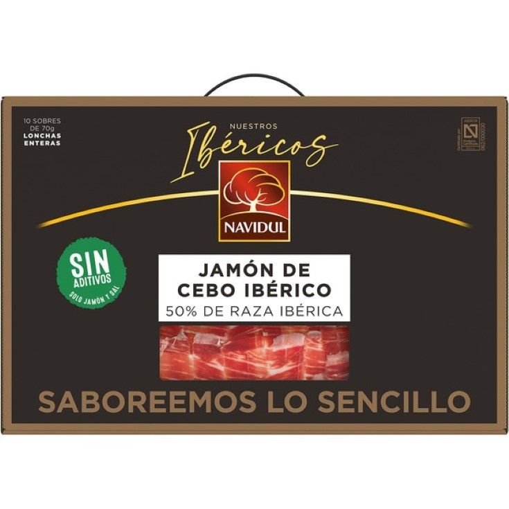 Maletín de jamón de cebo ibérico 50% raza ibérica 