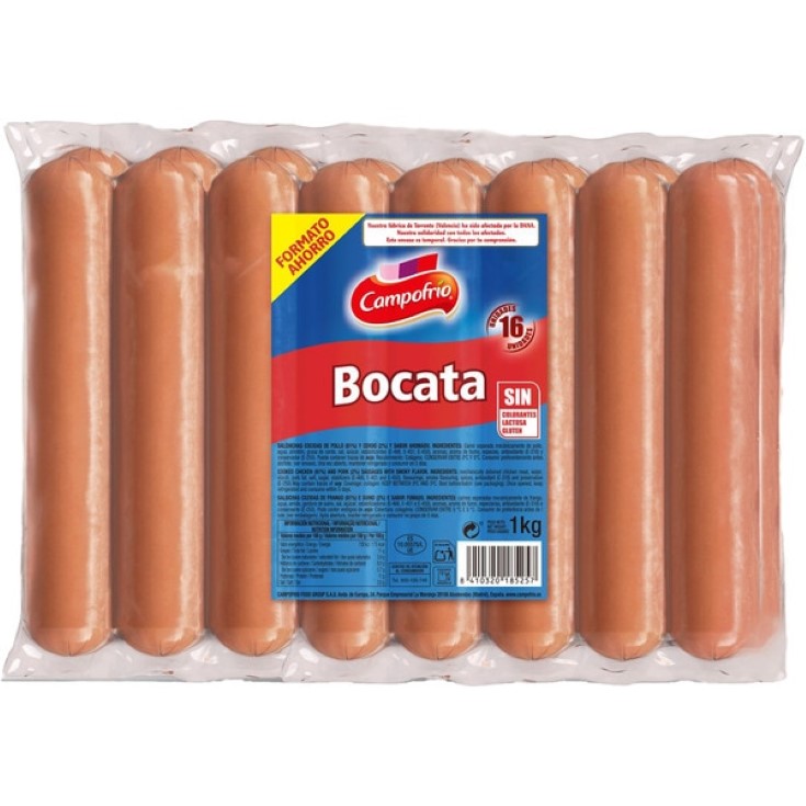 Salchichas Bocata - Campofrío - 1kg