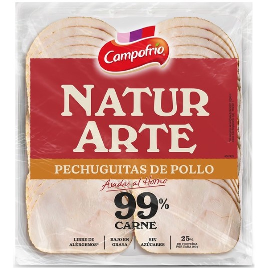 Pechugitas de pollo asado Naturarte - 90g