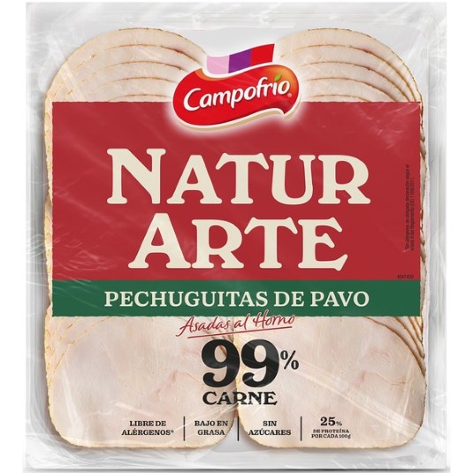 Pechuga de pavo asada 99% - 90g