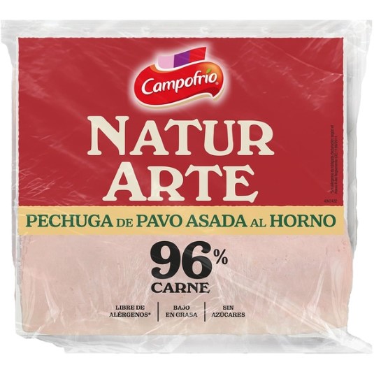 Pechuga de pavo asada al horno Naturarte - 90g
