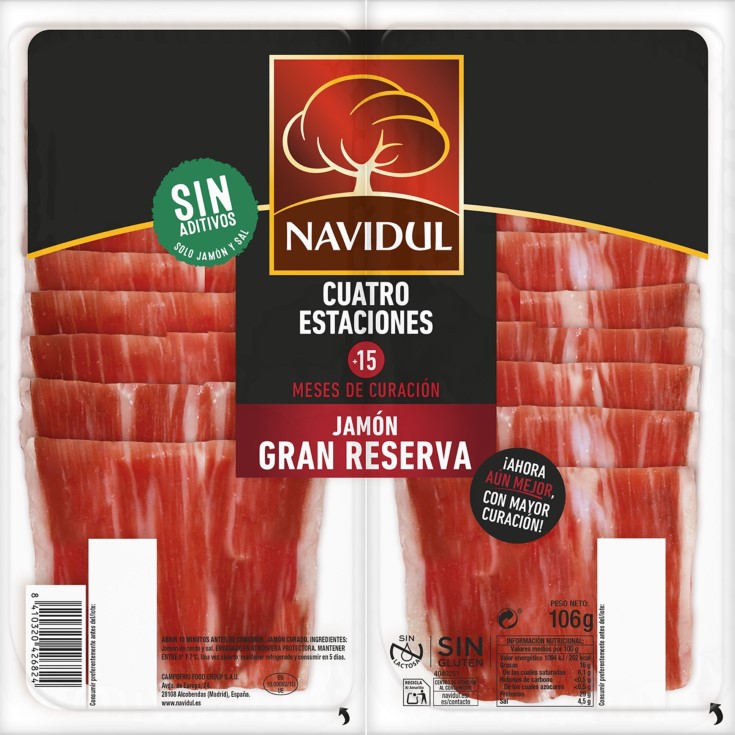 Jamón gran reserva Navidul - 106g
