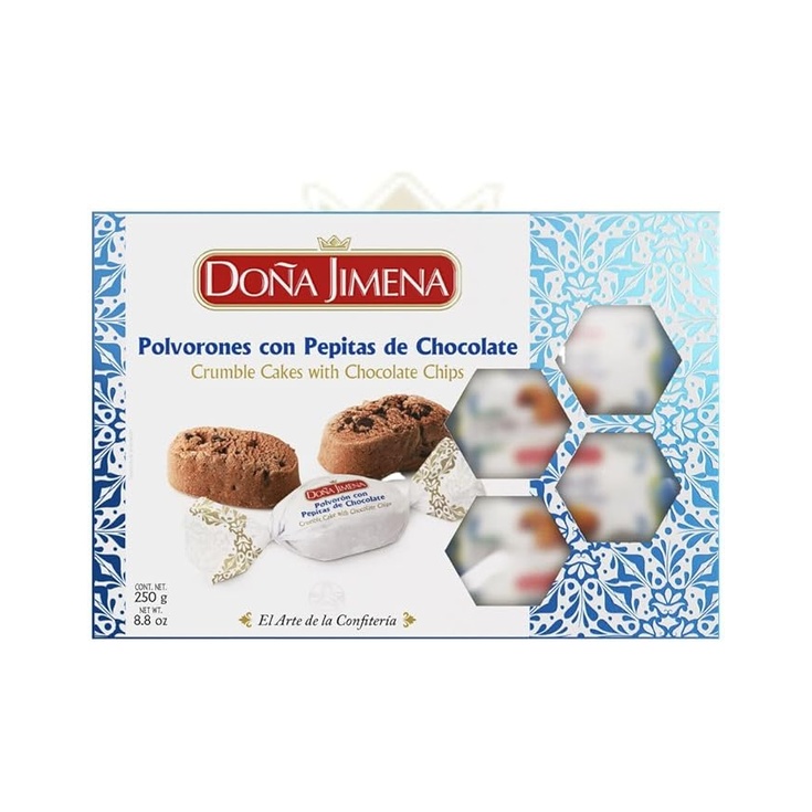 Polvorones con pepitas deChocolate, Calidad Suprema,