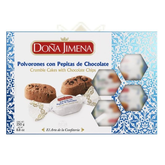 Polvorones con pepitas de Chocolate, Calidad Suprema