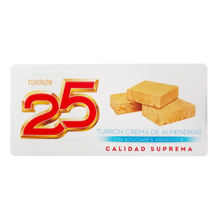 Turrón Blando Sin Azúcar Turrón 25 - 200g