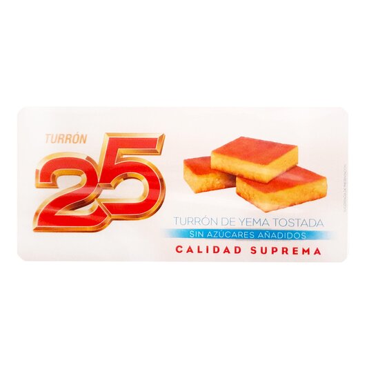 Turrón Yerma Sin Azúcar Turrón 25 - 200g