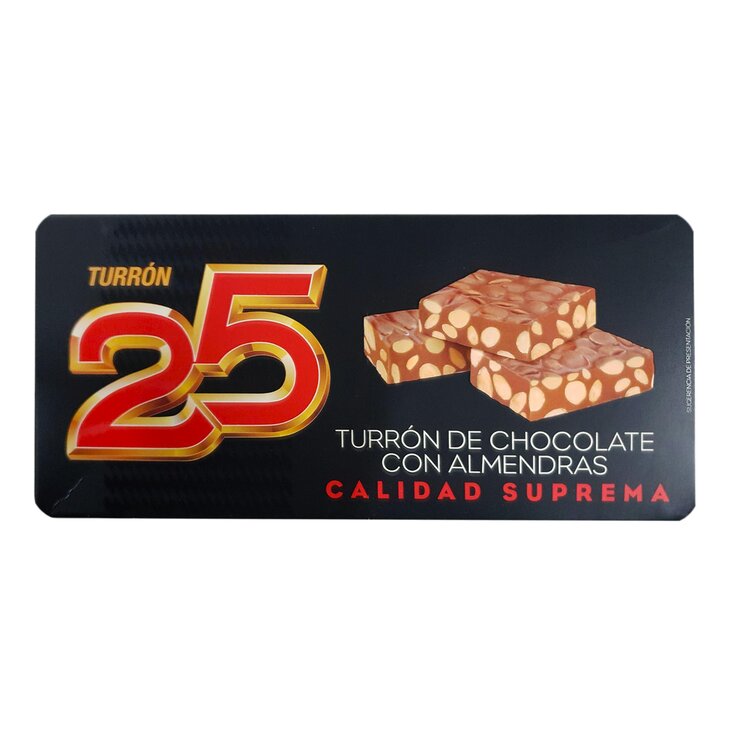 Turrón Chocolate y Almendra Turrón 25 - 200g