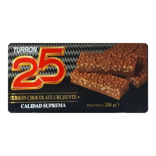 Turrón de Chocolate Crujiente Turrón 25 - 200g