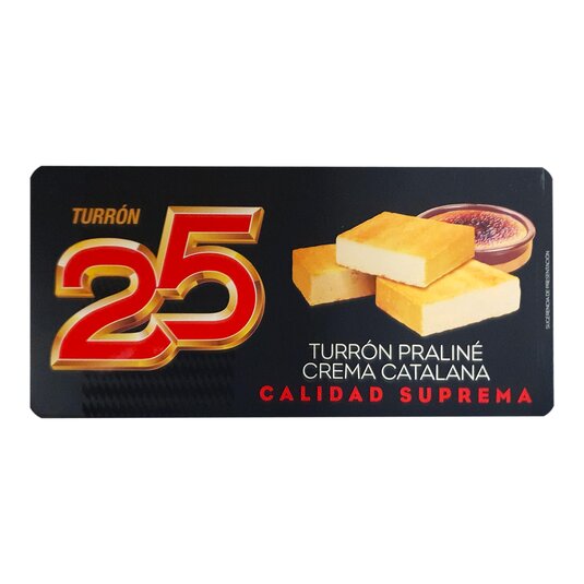 Turrón crema Catalana Turrón 25 - 200g