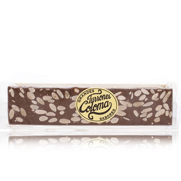 Turrón de chocolate con almendras Coloma - 300g