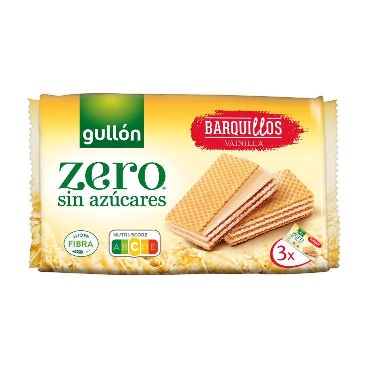 Galletas de barquillo de vainilla sin azúcares Gullón - 180g