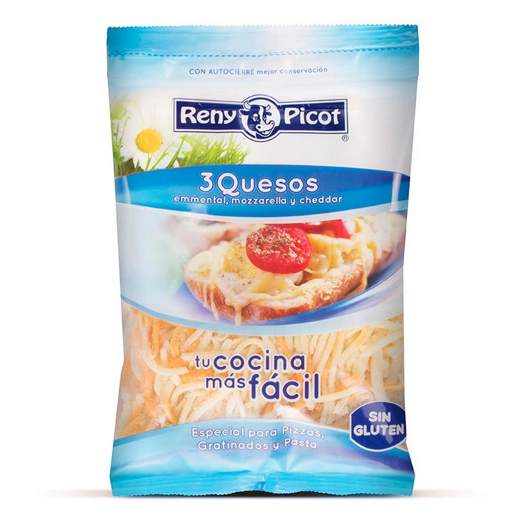 Queso Rallado 3 Quesos 150g