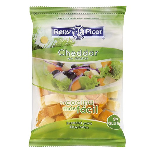 Dados de queso Cheddar para ensalada - Reny Picot - 150g