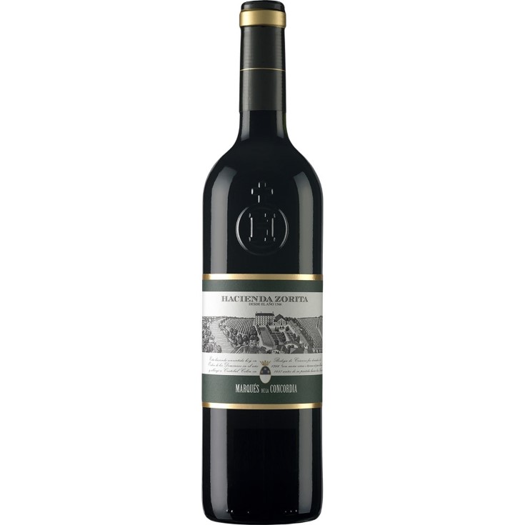 Vino tinto tempranillo Hacienda Zorita - 75cl