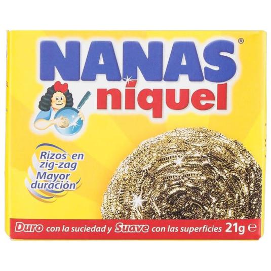Estropajo Acero Inoxidable - Nanas Níquel - 21g