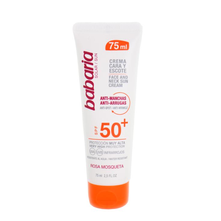 Crema facial antimanchas SPF50+ - Babaria - 75ml