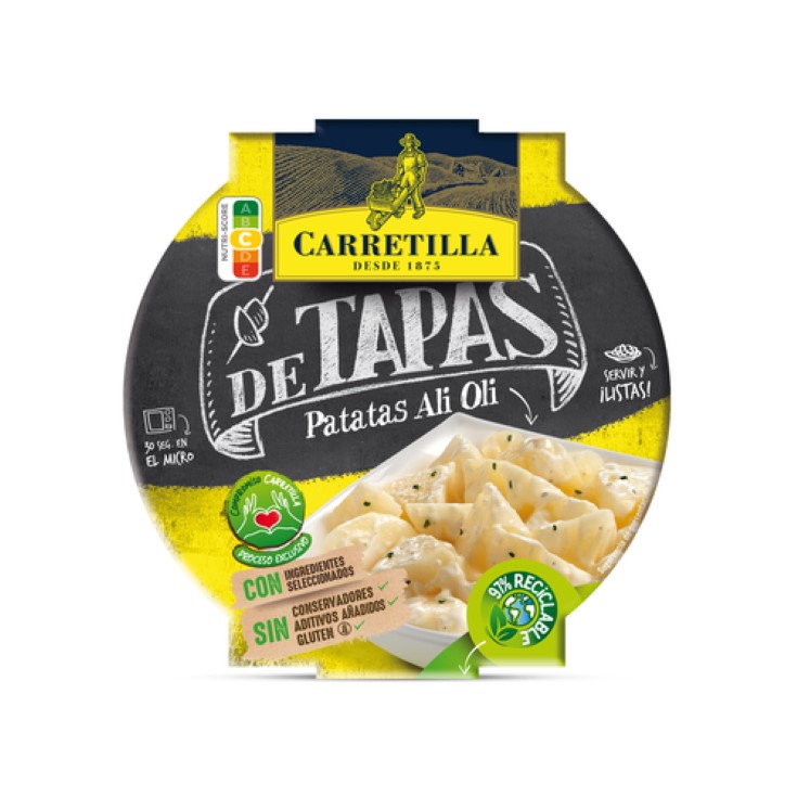 Tapas de patatas con ali oli Carretilla - 280g