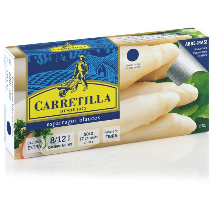 Espárragos Blancos Extra 8/12 Frutos - Carretilla - 150g