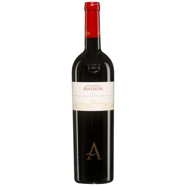 Vino tinto tempranillo Señorío de Andión - 75cl