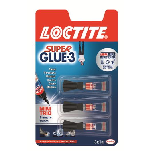Pegamento Super Glue-3 3x1g
