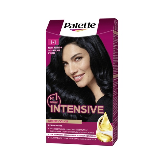 Tinte Intensive Creme Color permanente negro azulado nº 1.1