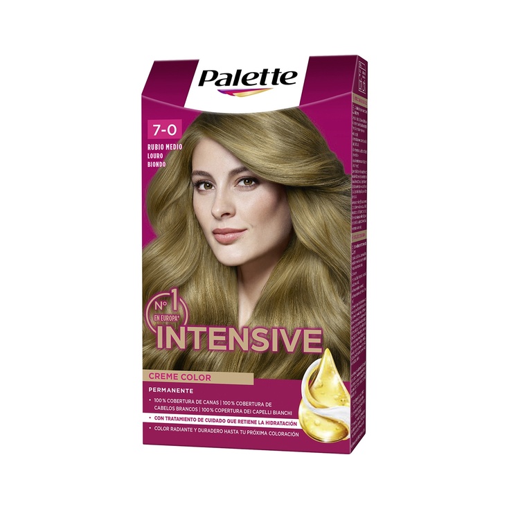 Tinte Intensive Creme Color permanente rubio medio nº 7 