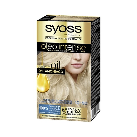 Oleo Intense coloración permanente 0% amoniaco 10-50 rubio 