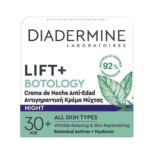 Lift+ Botology crema de noche anti-edad activos botánicos