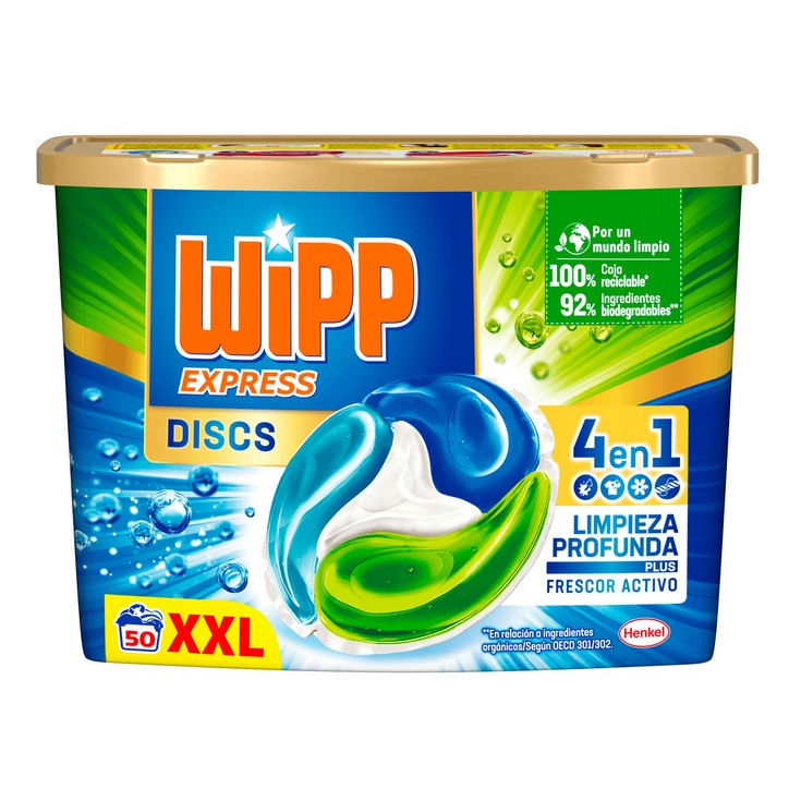 Detergente Limpieza Profunda Discs 50 lavados