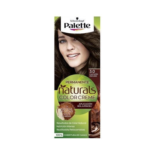 Naturals Color Creme coloración permanente nº 3.0 castaño 