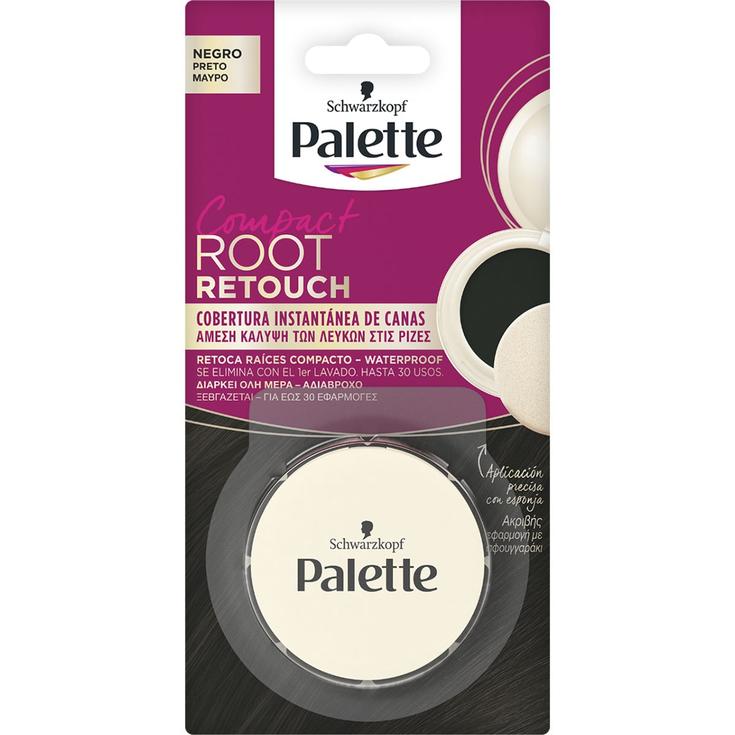 Tinte retoca raíces instantáneo Compact Root Retouch negro Tinte retoca raíces instantáneo Compact Root Retouch negro