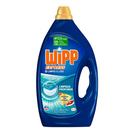 Detergente líquido limpio y liso Wipp Express - 46 lav