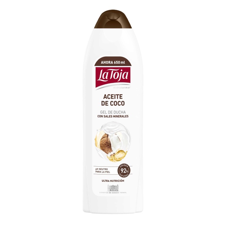 Gel de ducha aceite de coco La Toja - 550ml