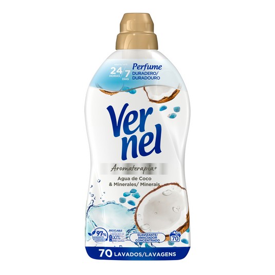 Suavizante concentrado coco & minerals - Vernel - 70 lavados