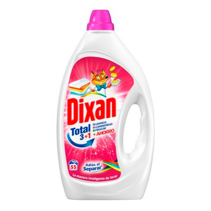 Detergente líquido adios al separar 3+1 - Dixan - 55 lavados