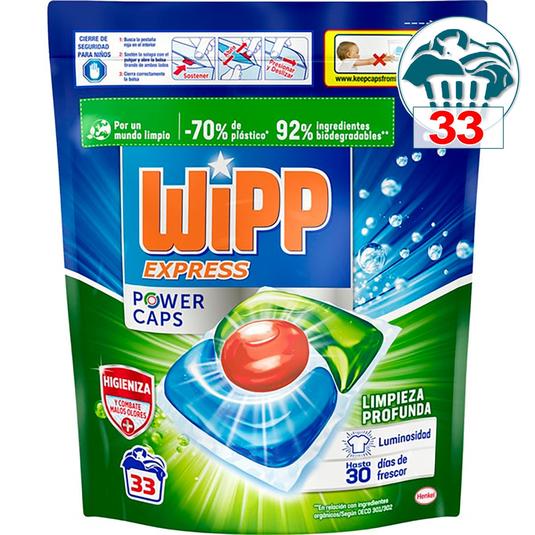 Detergente cápsulas Power Caps
