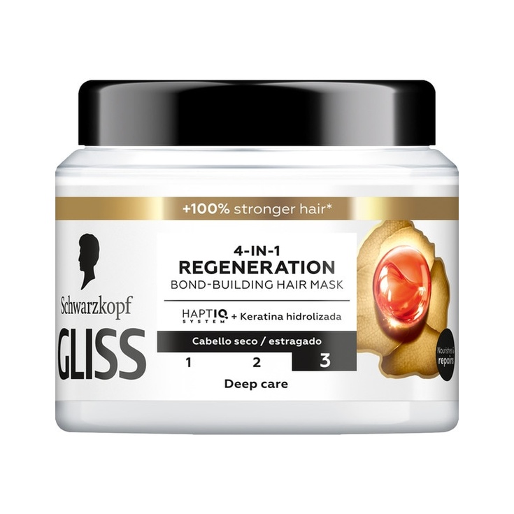 Mascarilla de pelo regeneradora Regeneration 4 en 1 con kera